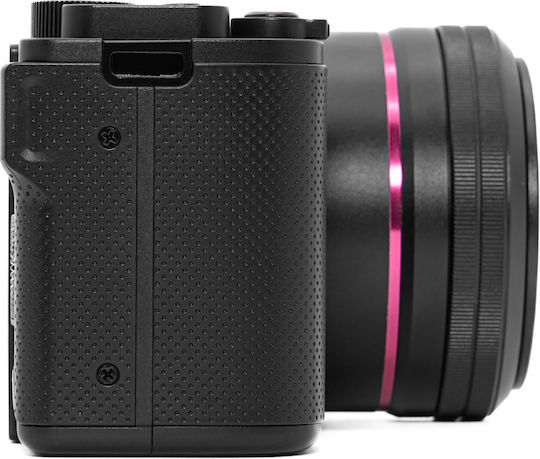 AgfaPhoto Realishot C130 Compact Φωτογραφική Μηχανή 24MP 4K UHD Οπτικού Ζουμ 10x Μαύρη