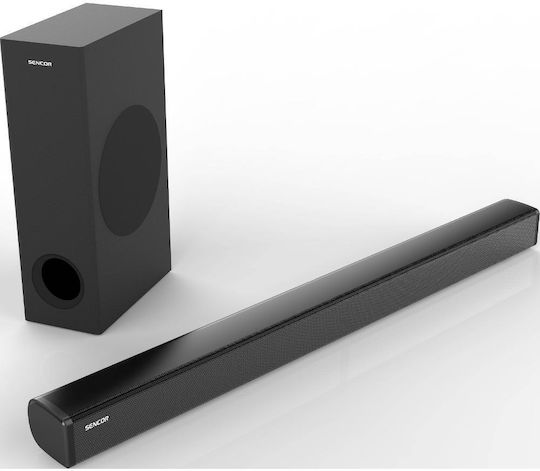 Sencor Саундбар 2.1 Bluetooth и HDMI 160W с Безжичен Субуфер и Дистанционно SSB 5500BW