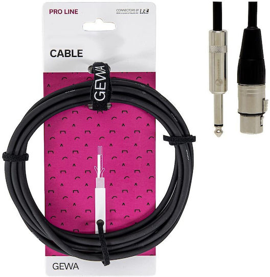 Alpha Audio XLR female to 6.3mm male 6m Cable (190.580)