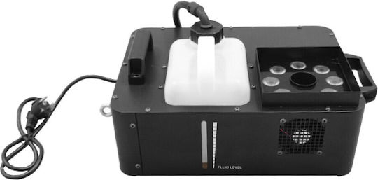 GloboStar DMX512 Fog Machine 1500W LED Wireless Remote Compatible with DMX Control