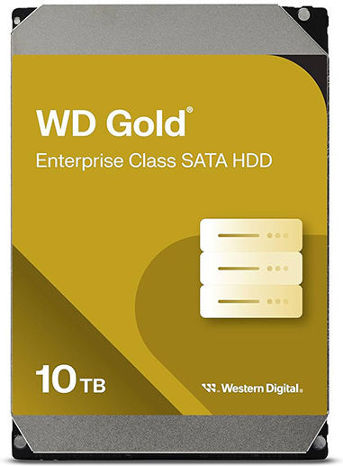 Western Digital Gold Enterprise Class 10TB HDD Σκληρός Δίσκος 3.5" SATA III 7200rpm με 512MB Cache για Server WD103KRYZ