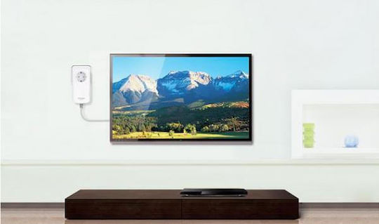 TP-LINK TL-PA8010P KIT v1 Powerline Dublu pentru Conexiune prin Cablu cu Prin trecere Prize și Port Gigabit Ethernet
