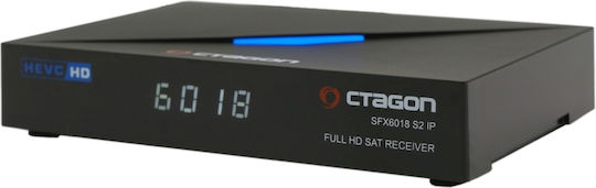 Octagon Satellite Decoder SFX6018 HD (720p) DVB-S2 with Built-in Wi-Fi in Black Color