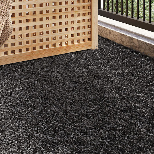 1x10m und Höhe des Flors 40mm in Schwarz Farbe 1Stück