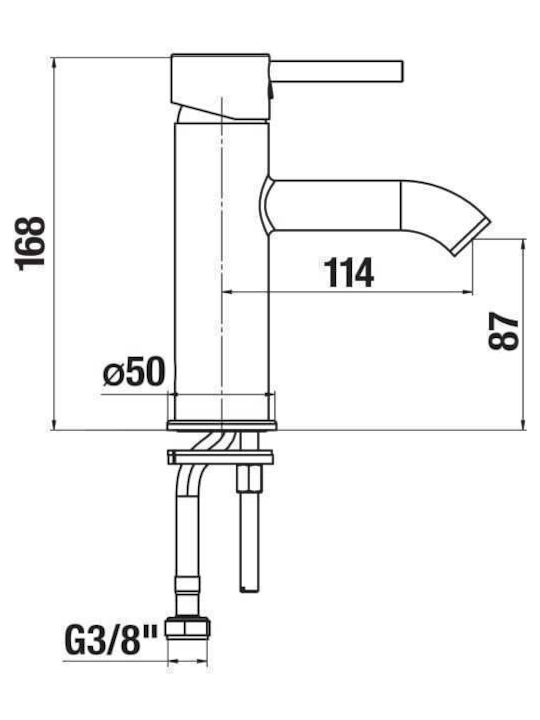 Jika Mixing Sink Faucet Gray