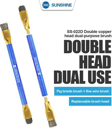 Sunshine Cleaning Tool Ss-022d For Mobile Phone Repairs 2x Brushes Cleaning Tool For Mobile Phone Repair Service