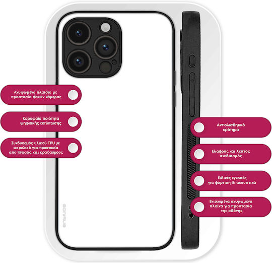 Sonique Colorbloc Series Case for Xiaomi Poco F5 Pro 5G White