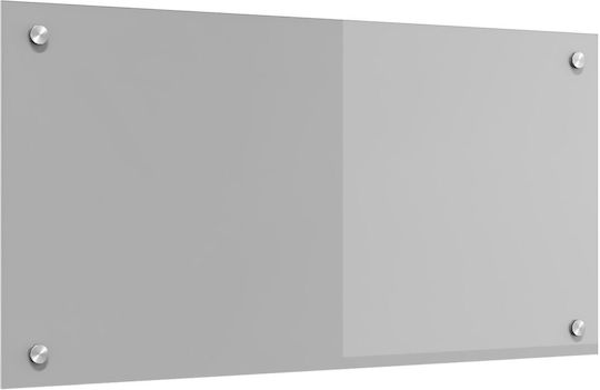 vidaXL Christmas Glass Glass Gray L80xW40cm.