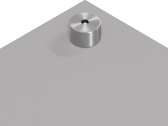 vidaXL Christmas Glass Glass Gray L80xW40cm.