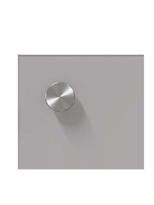 vidaXL Weihnachtlich Glas Glas Gray L80xB40cm.