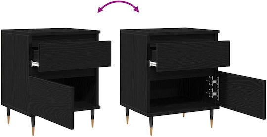 Комод Дървен Black oak 40x35x50см
