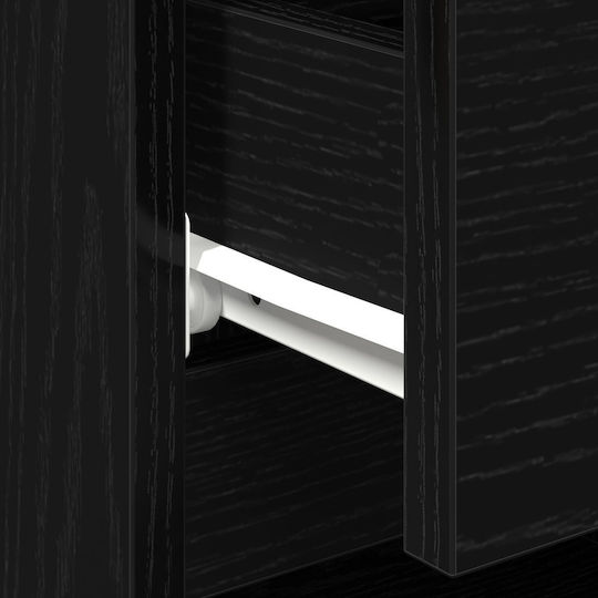 Комод Дървен Black oak 40x35x50см