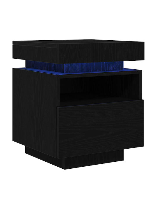 Nachttische Black oak 2Stück 40x39x48.5cm