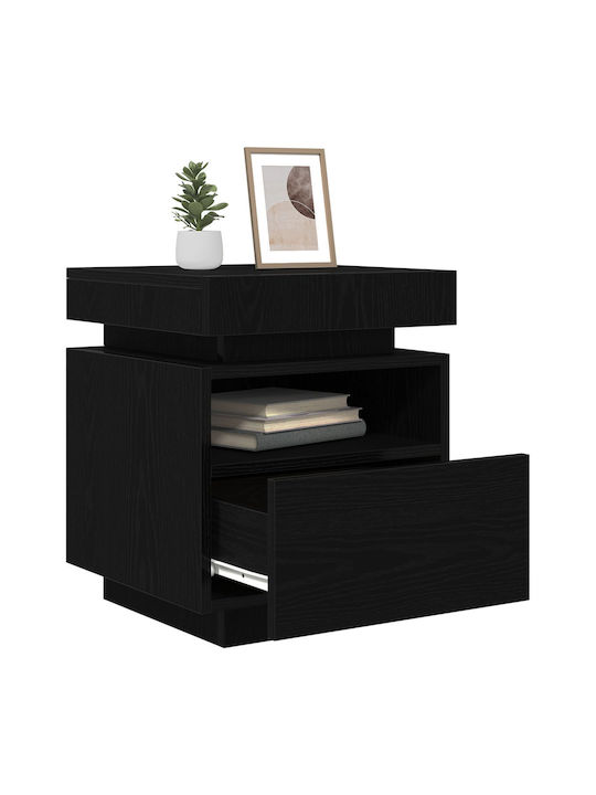 Nachttische Black oak 2Stück 40x39x48.5cm