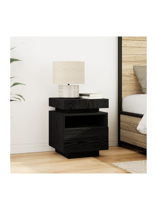 Nachttische Black oak 2Stück 40x39x48.5cm