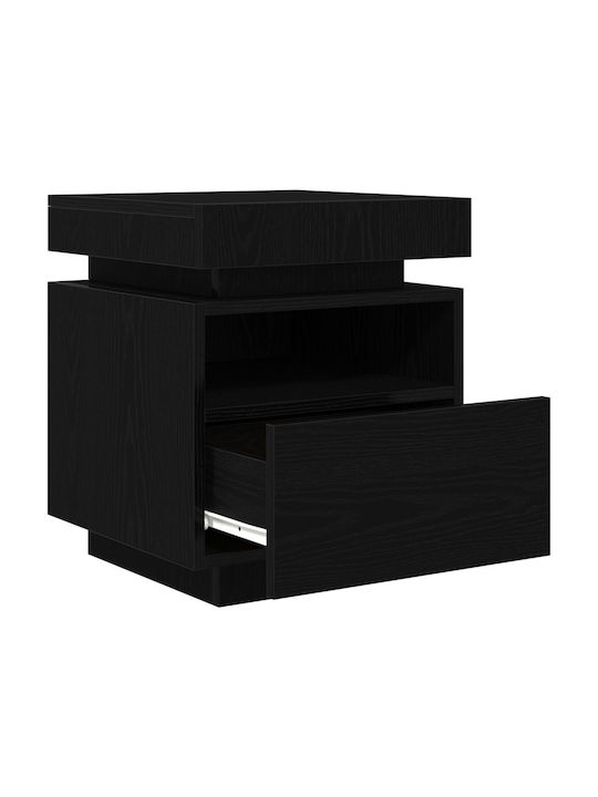 Nachttische Black oak 2Stück 40x39x48.5cm