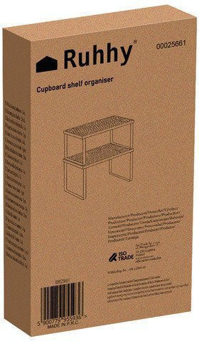 Ruhhy Ruhhy Bambus Tischspiel Basis 33.5x19.5cm 2 Stück Beige