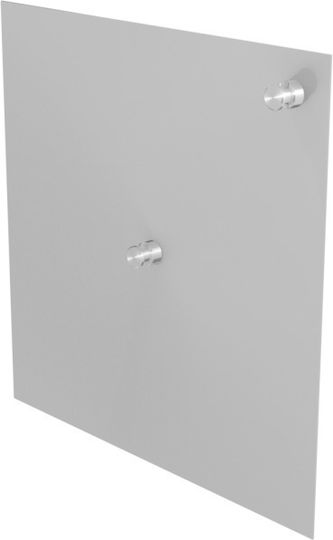 19908 19908 Πλακα Γειωσης 500x500x3mm Ss Ανοξειδωτη
