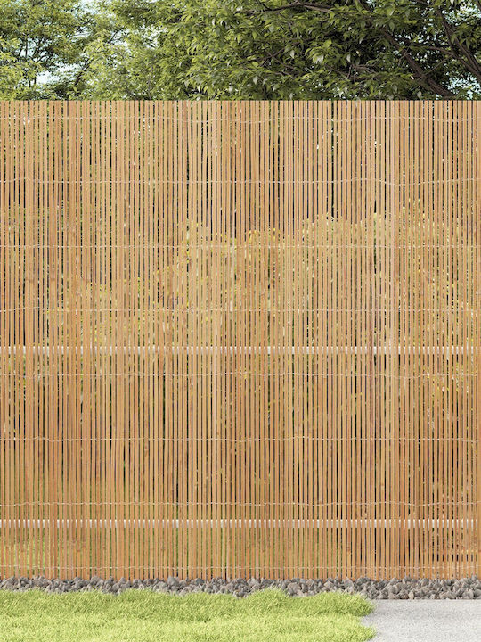 vidaXL Bambuszaun mit Ganzes Schilf Bambus 1.8x4m
