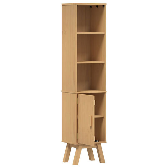 vidaXL 42001359 Στήλη Μπάνιου Δαπέδου 35x30x159cm Καφέ