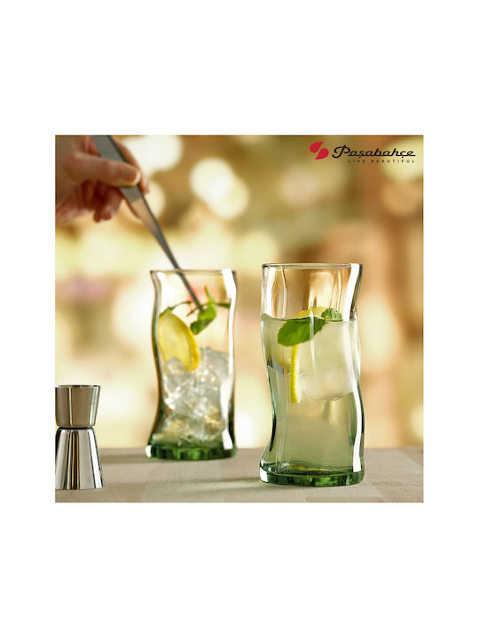 Espiel Amorf Set of Glasses Cocktail/Drinking / Water made of Glass 4pcs