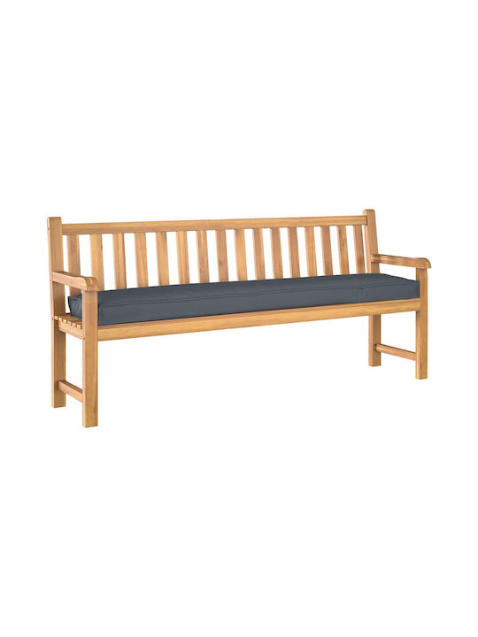 vidaXL Wasserdichtes Sitzbank-Kissen Für Paletten Anthrazit 2Stück 40x200cm