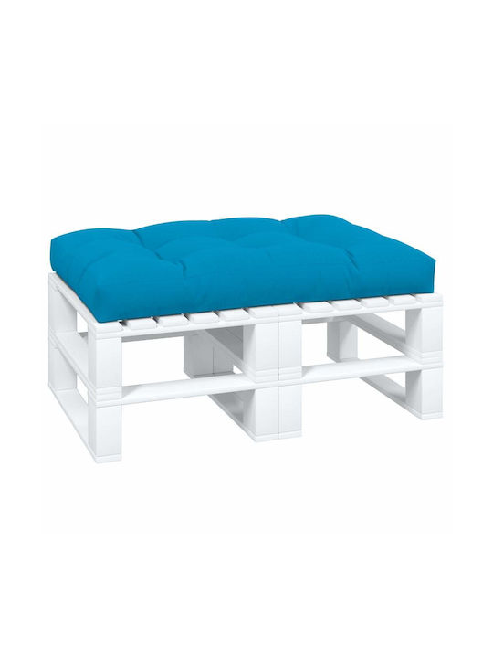 vidaXL Waterproof Bench Cushion Palette Blue 80x120cm