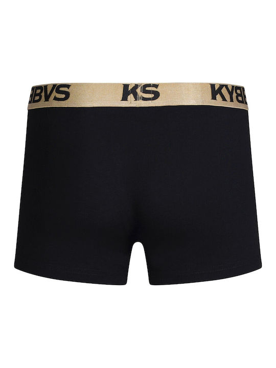 Herren Boxershorts BLUE/GOLD 2Packung