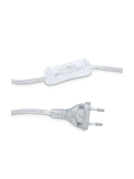 Relaxdays Cristal Lampă de masă pentru Soclu E27 cu Abajur Argintiu și Bază