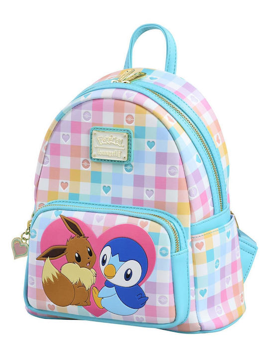 Loungefly Παιδική Τσάντα Πλάτης Πολύχρωμη Pokemon Piplup Eevee Friends Mini Loungefly Παιδική Τσάντα Πλάτης Πολύχρωμη Pokemon Piplup Eevee Friends Mini