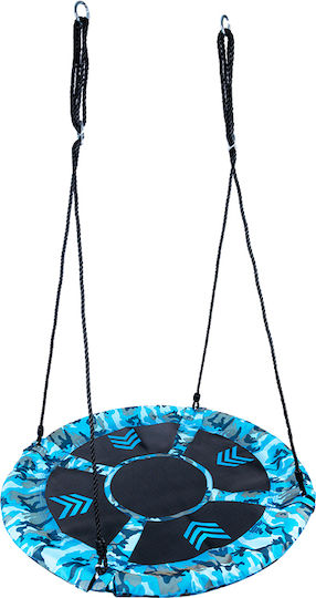 Metal Hanging Swing 100x100x100cm Blue