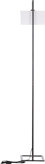 HomeMarkt Floor Lamp H170xW1cm. with Socket for Bulb E27 Black