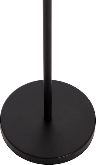 HomeMarkt Floor Lamp H169xW19.5cm. with Socket for Bulb E27 Black
