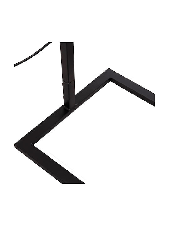 HomeMarkt Floor Lamp H170xW1cm. with Socket for Bulb E27 Black