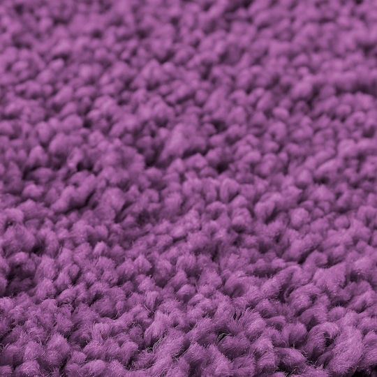 vidaXL Non-Slip Bath Mats Set Microfiber 4019862 Purple 2pcs