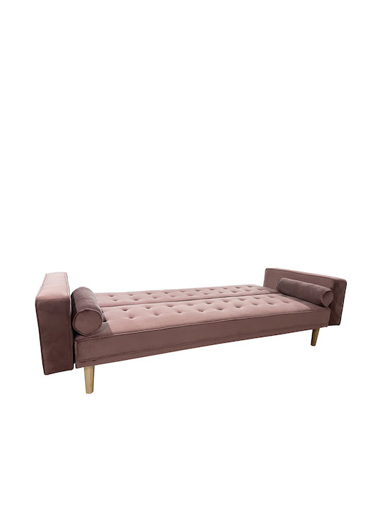 Aubrey Τριθέσιος Καναπές Κρεβάτι Σάπιο Μήλο 224x88x84εκ.