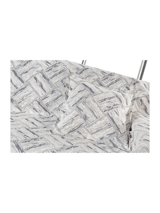 Guy Laroche Dreisitzer-Sofa Wurf Chenille 180x300cm Rauch