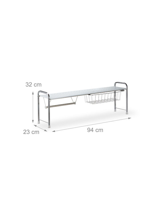 Relaxdays Tabletop Metal Base 32x23cm