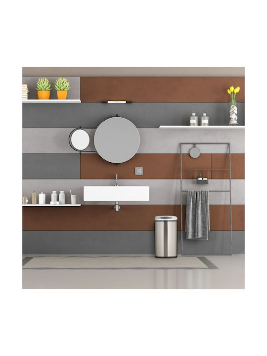 Relaxdays Coș de Gunoi Plastic cu Senzor Negru 12lt 1buc
