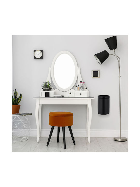 Relaxdays Кошче Отпадъци от Неръждаема стомана Сив 3лт 1бр