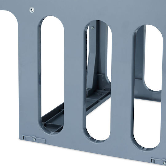 Relaxdays Coș De Gunoi Pentru Dulap Din Plastic Gri 8lt