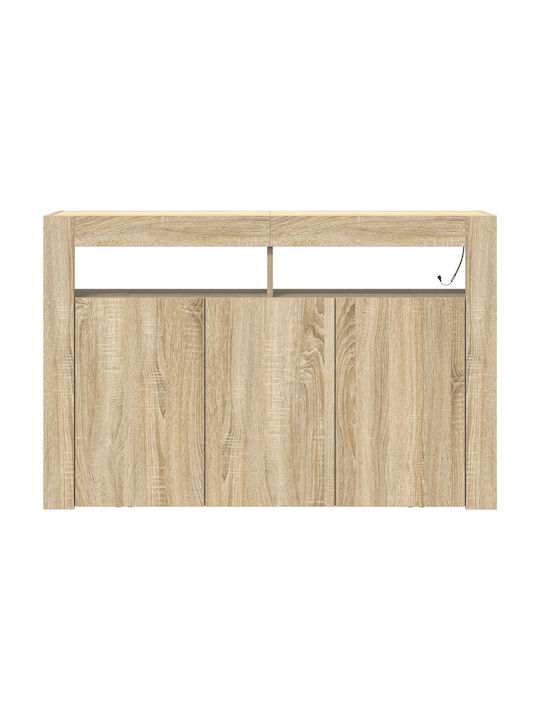 Bufet Dulap Sonoma Engineered Wood Brown 116x30x75cm
