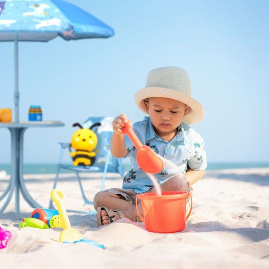 Set Mese Pentru Copii Cu Scaune Din Plastic Albastru Relaxdays
