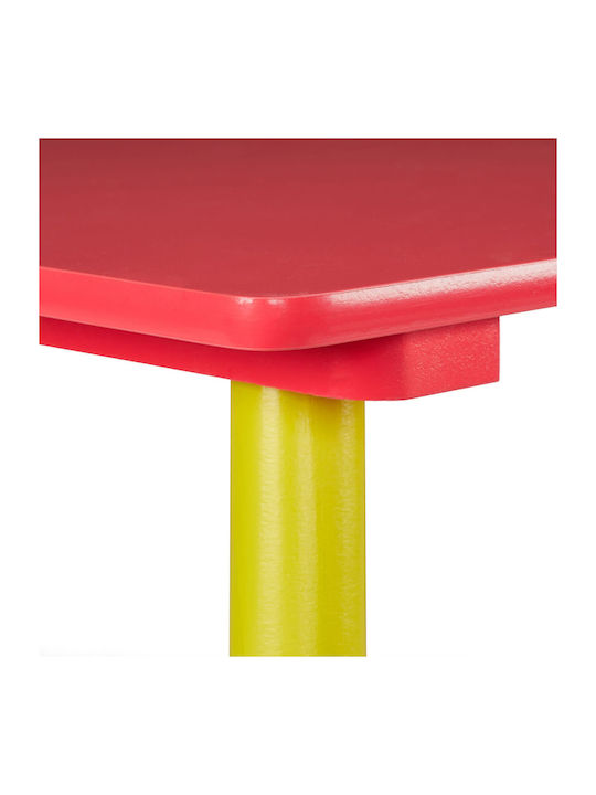Set Masă Pentru Copii Cu Scaune Din Plastic Multicolor Relaxdays