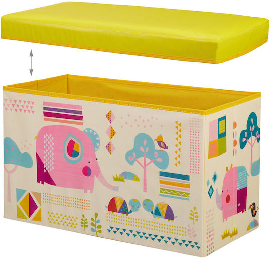 Relaxdays Children's Folding Storage Box made of Fabric 36x60.5x30.5cm 1pcs
