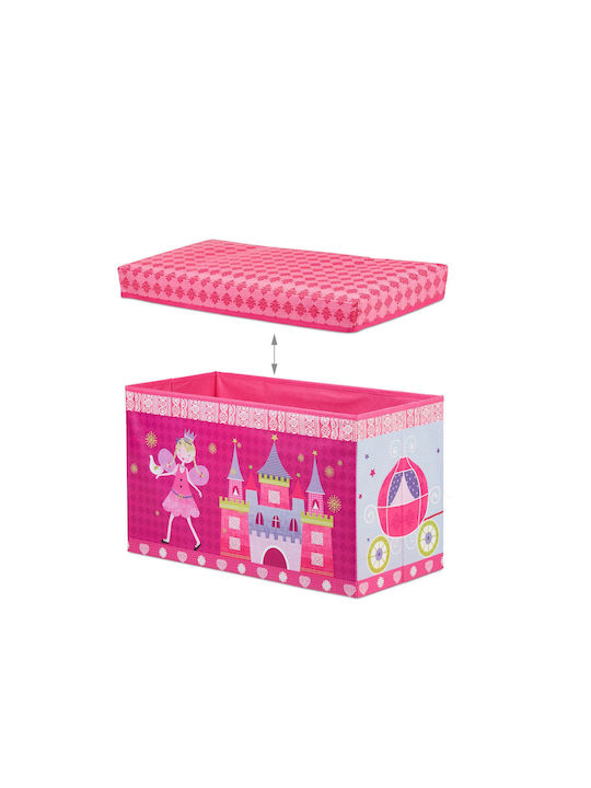 Relaxdays Kinder Aufbewahrungsbox Faltbar aus Stoff 36x60.5x30.5cm 1Stück