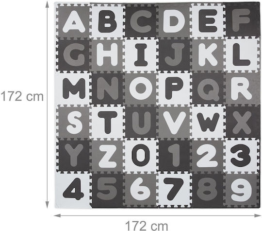 Relaxdays Kinderbodenpuzzle 60Stück