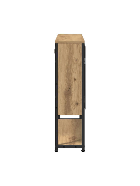 vidaXL Rectangular Bathroom Mirror made of Stainless Steel 60x16cm Brown