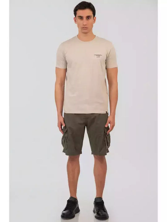 Ανδρική Βερμούδα Cargo Dk. Khaki