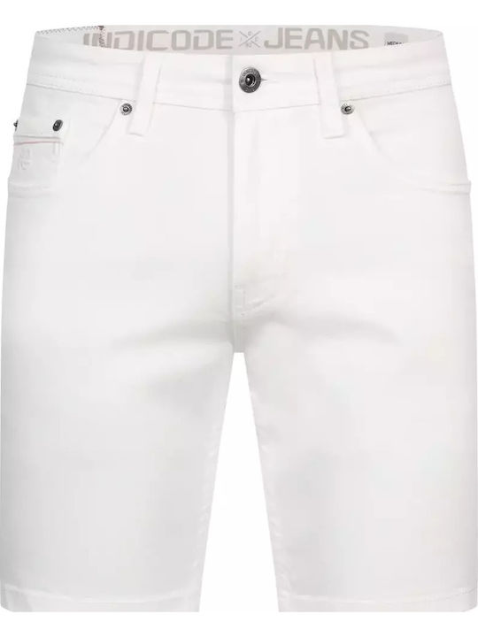 Herrenshorts Jeans White